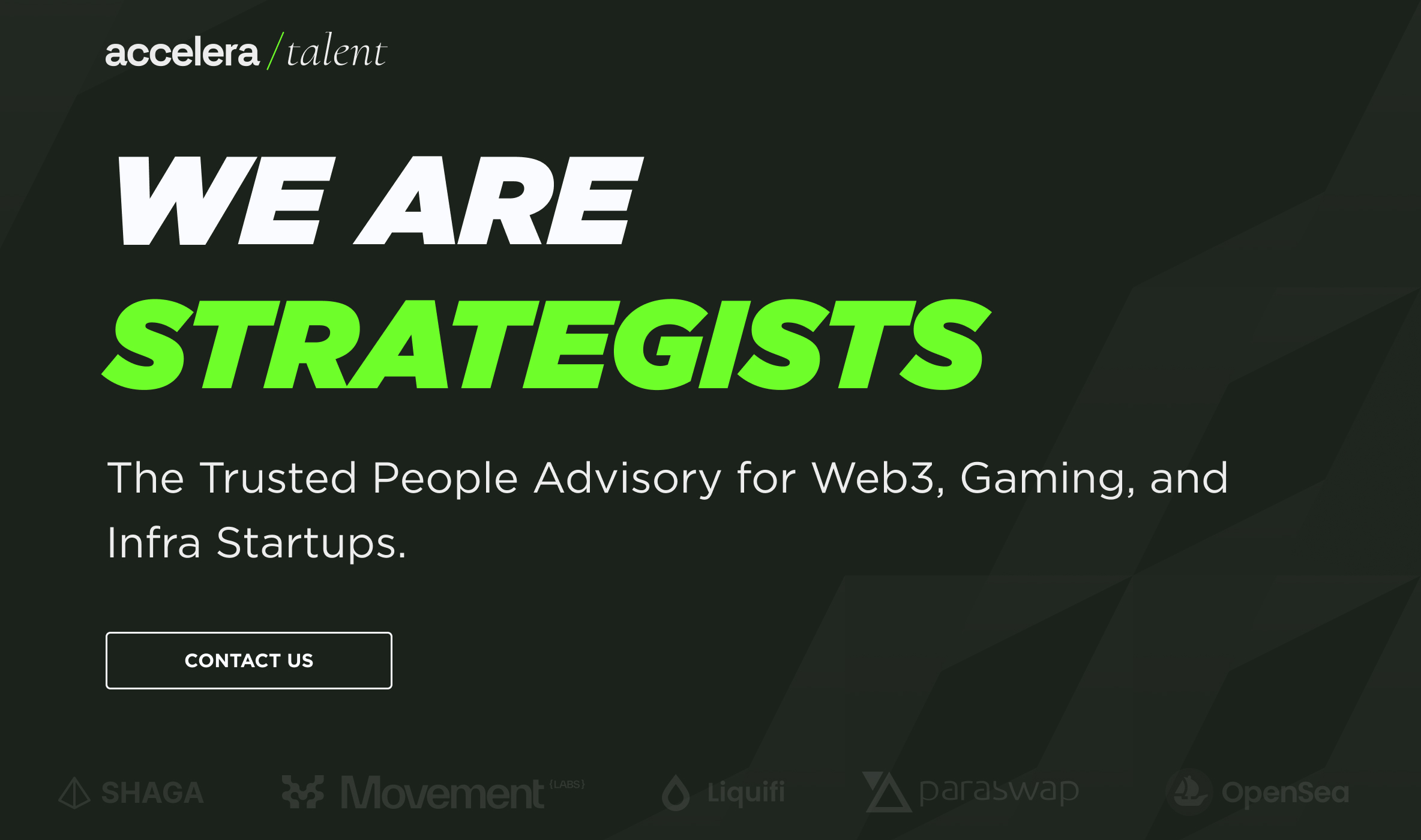 Accelera Talent Hero image